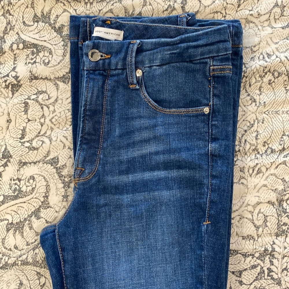Good American good legs flare jeans, size 10/30